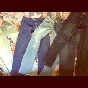 Bundle of (5 pairs Girls) Lg (10) jeans